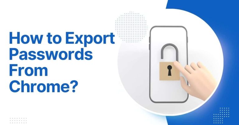 how to export passwords from chrome